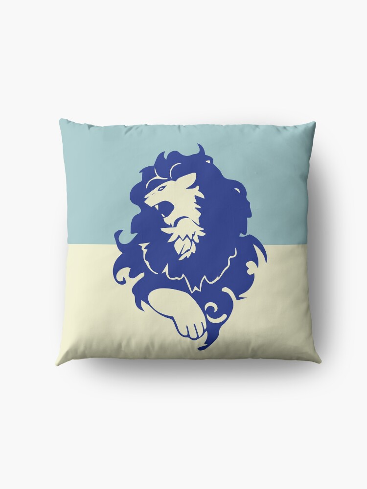 Alternate view of Blue lions Floor Pillow