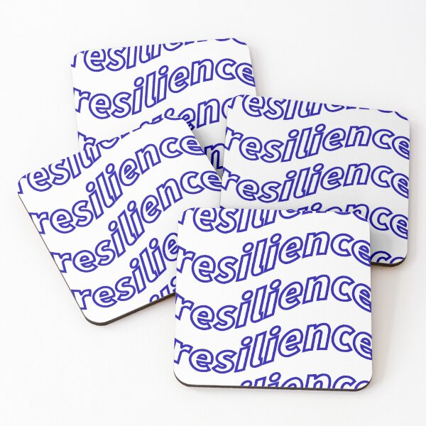 Item preview, Resilience in blue text  designed and sold by Luccianos.