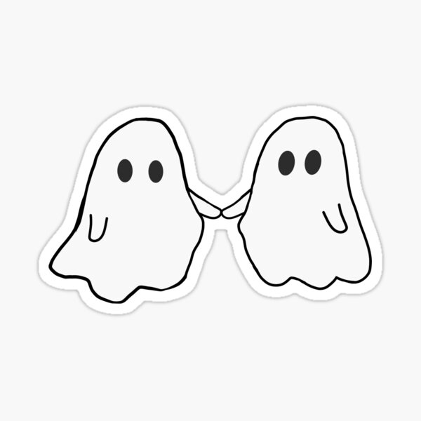 Little Ghosts Stickers Redbubble - ghost costume just change skin tone black boo roblox