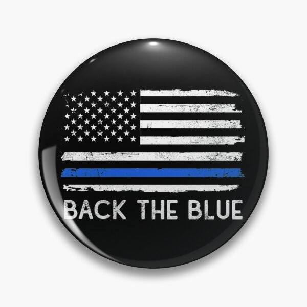 Item preview, Back The Blue T-ShirtBack the Blue American Flag Police Support Thin Blue Line designed and sold by HyPhanh.