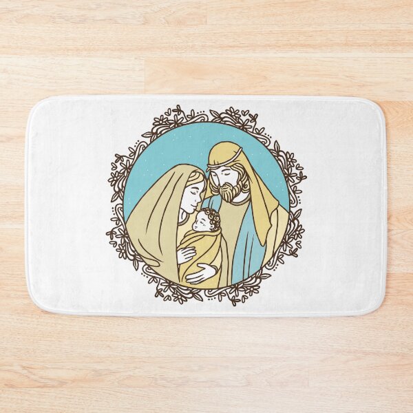 Item preview, Jesus Bathmat  designed and sold by IbdArt Design.