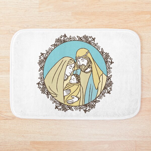 Item preview, Jesus Bathmat  designed and sold by IbdArt Design.