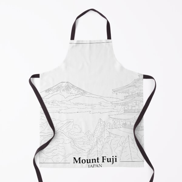 Item preview, Mt Fuji Line Drawing designed and sold by Red Sakura Studio.