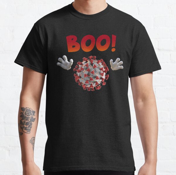 Coronavirus Halloween Boo (Red) Classic T-Shirt