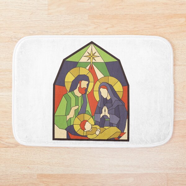 Item preview, Jesus Bathmat  designed and sold by IbdArt Design.