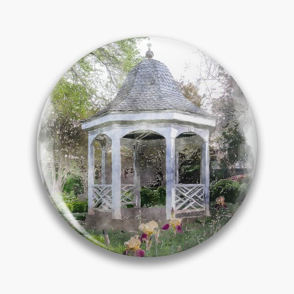 Item preview, Gazebo with Irises  designed and sold by Ollivrosa.