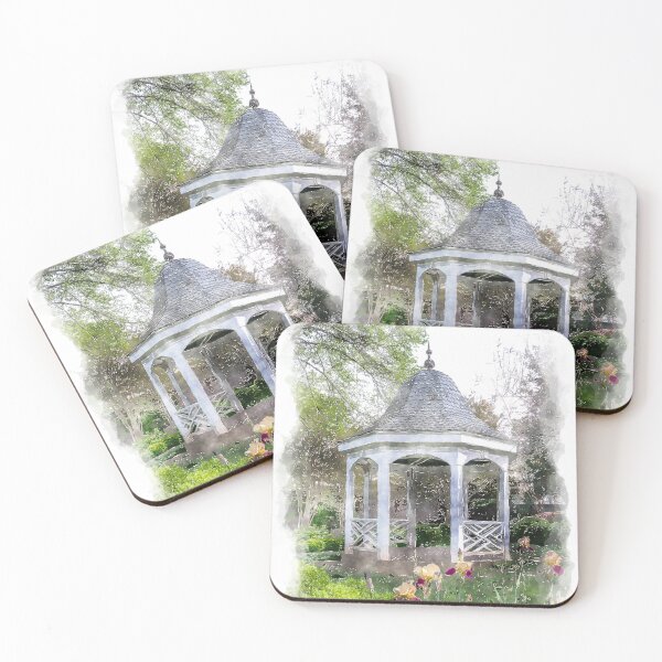 Item preview, Gazebo with Irises  designed and sold by Ollivrosa.