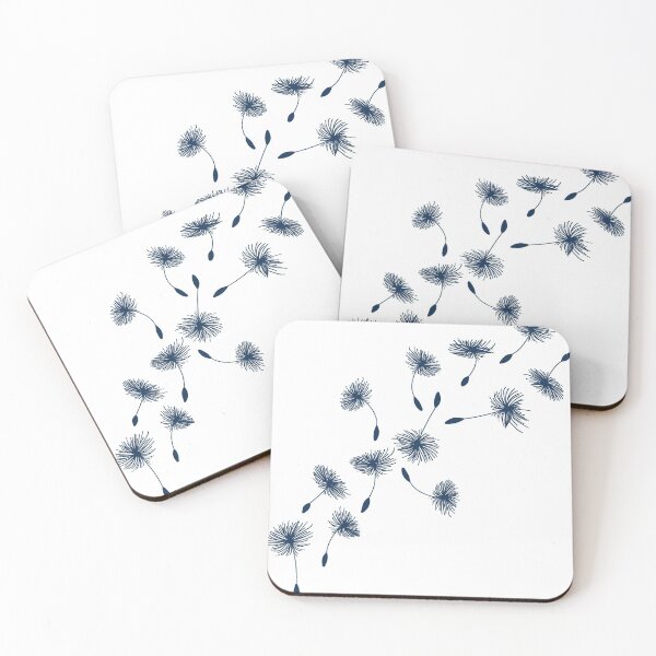 Item preview, Blue Dandelion Seeds Blowing in the Wind - Hope for New Life designed and sold by ittybittyowl.