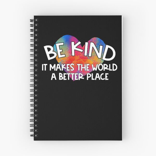 Item preview, Be Kind It Makes the World a Better Place Heart Kindness designed and sold by creative321.