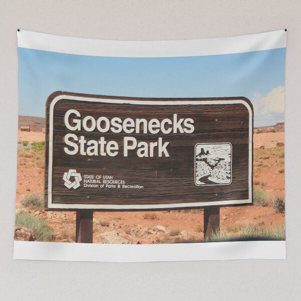 Item preview, Goosenecks State Park sign, Utah, USA designed and sold by FranWest.