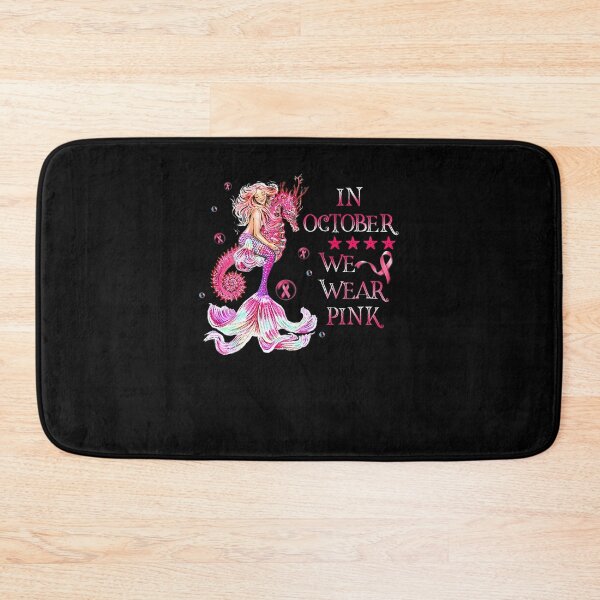 Item preview, Mermaid In October We Wear Pink Breast Cancer Awareness designed and sold by MyintThan09.