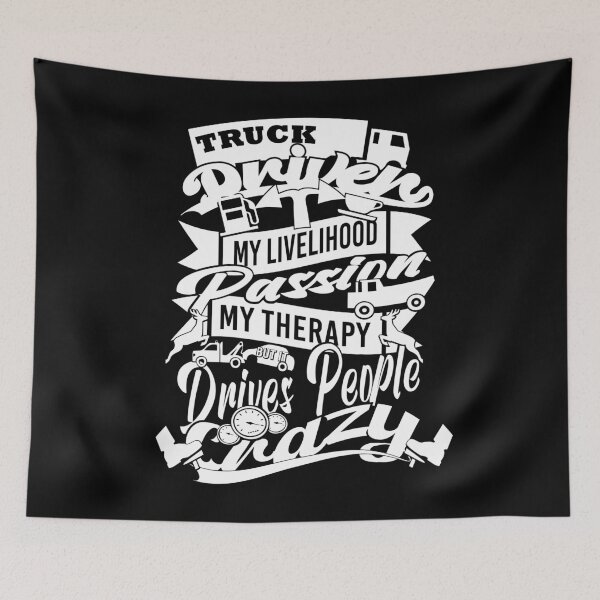 Item preview, Cute quote for truckers and drivers: diesel truck, semi truck, truck driver,trucker designed and sold by steven8899.