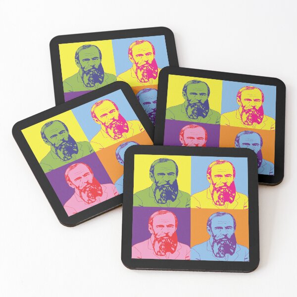 Item preview, Russian Writer Pop Art Fyodor Dostoevsky design designed and sold by jakehughes2015.