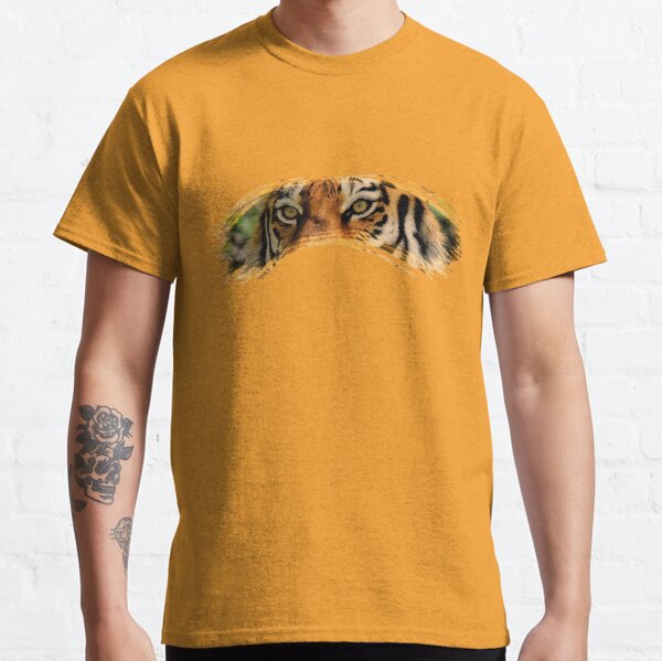 mustard tiger shirt