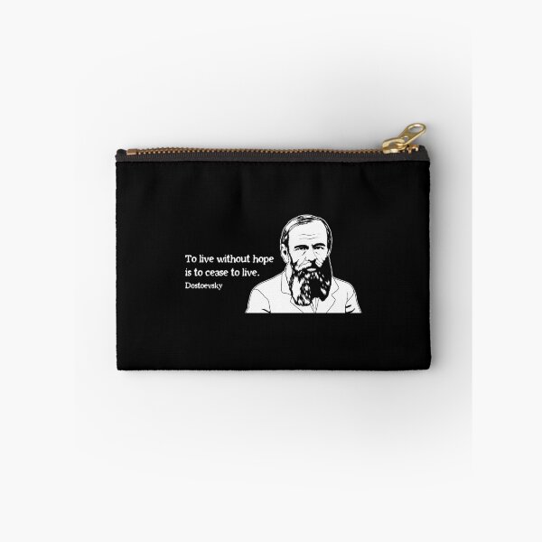 Item preview, Without Hope Famous Writer Quote Fyodor Dostoevsky print designed and sold by jakehughes2015.