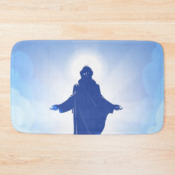 Item preview, Jesus Bathmat  designed and sold by IbdArt Design.