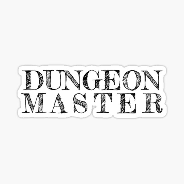 The Dungeon Master Sticker