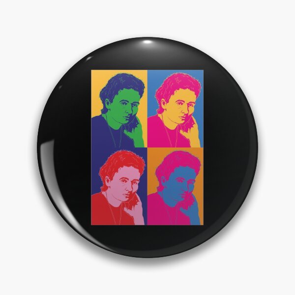 Item preview, Pop Art Portrait Girls In STEM Marie Curie print designed and sold by jakehughes2015.
