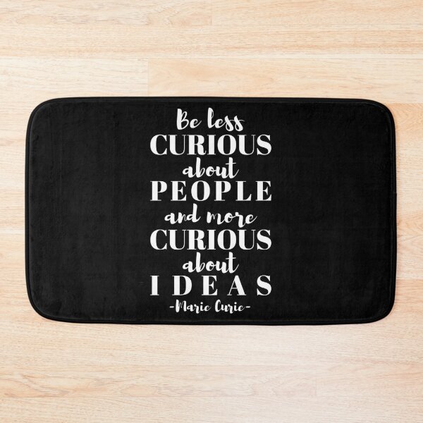 Item preview, Curious Famous Quote Girls In STEM Marie Curie graphic designed and sold by jakehughes2015.
