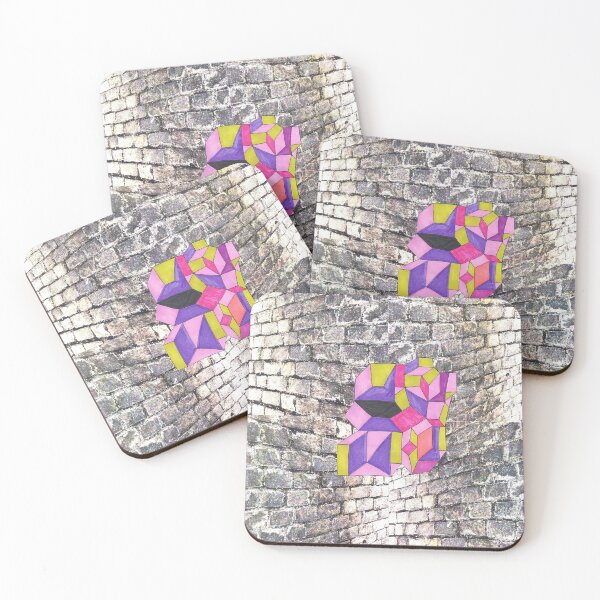 Item preview, QUADRADIMENSIONAL ON COBBLESTONE #33 designed and sold by DAVID Liberty.