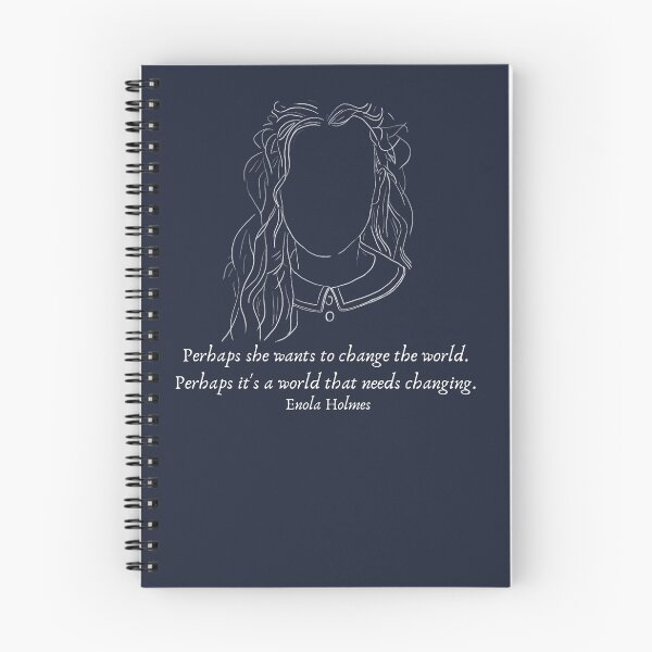 Item preview, Enola Holmes | World that needs changing designed and sold by PeaceLoveAndJoy.