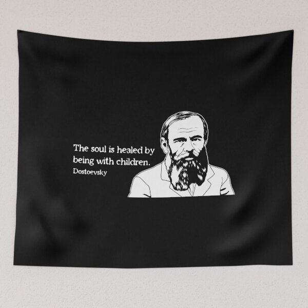Item preview, The Soul Famous Quote Russian Literature Fyodor Dostoevsky graphic designed and sold by jakehughes2015.