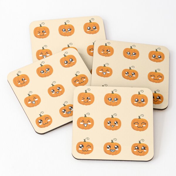 Item preview, Kawaii Halloween Cute Little Pumpkin Faces designed and sold by Aishwarya  Singh.