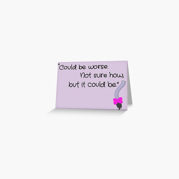 Eeyore Greeting Card