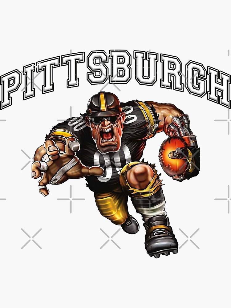 Pittsburgh Men of Steel Football Steel Wall Art Piece