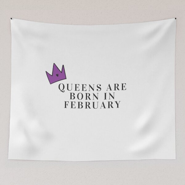 Item preview, Queens are born in February designed and sold by travelnerd.