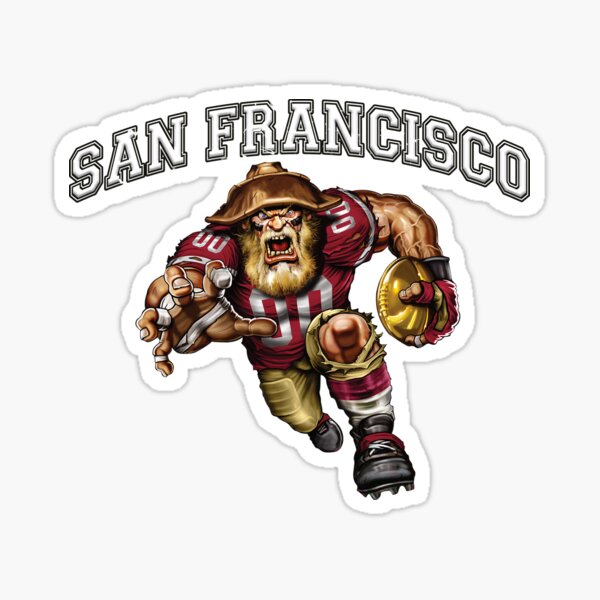 San Francisco 49ers Logo Vinyl Decal Sticker  San francisco 49ers logo,  San francisco 49ers football, 49ers football