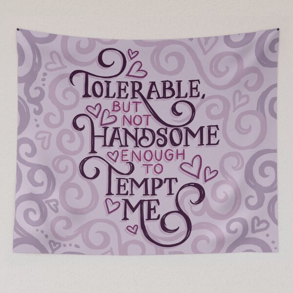 Item preview, Not Handsome Enough to Tempt Me designed and sold by polliadesign.