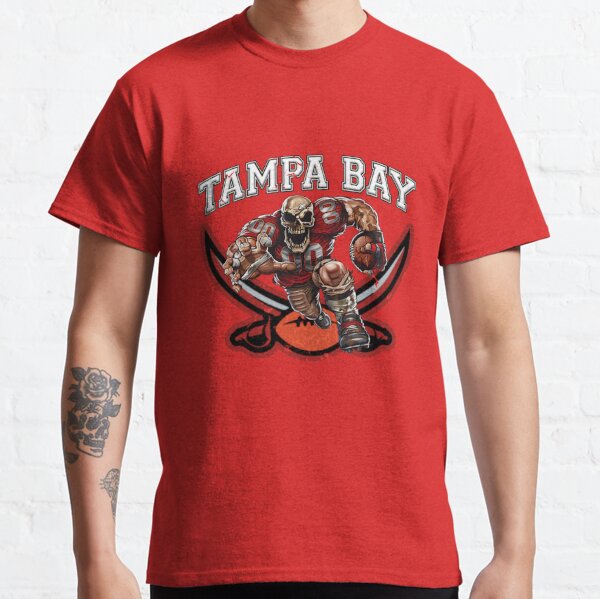 Tampa Bay Buccaneers T-SHIRT, NFL Exclusive Merchandise, Red, Mens