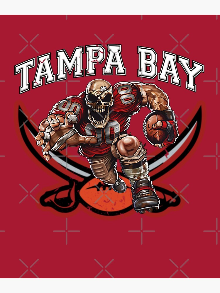 Tampa Bay Buccaneers Throwback Custom NFL Football 8x10