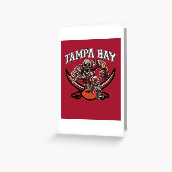 Tampa Bay Buccaneers NFL Championship Greeting Card by Dastay Store