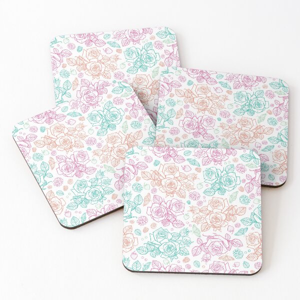 Item preview, Vector white roses and berries seamless pattern.  designed and sold by jamiesoondesign.