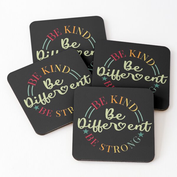 Item preview, Retro Be Kind Be Strong Be Different design designed and sold by PlusAdore.