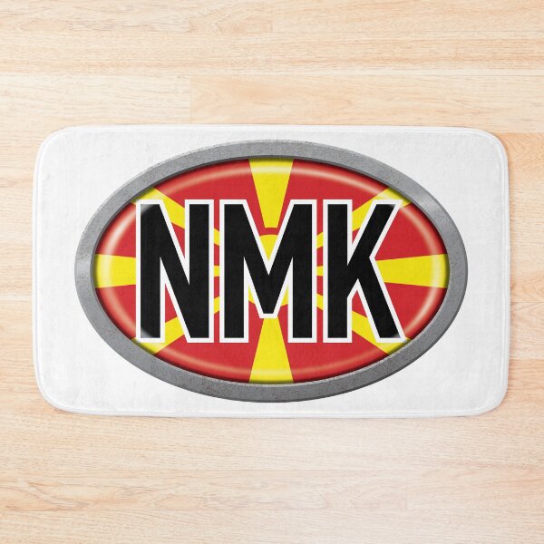Item preview, North Macedonia International Vehicle Code Metal Plate designed and sold by travelwitheric.
