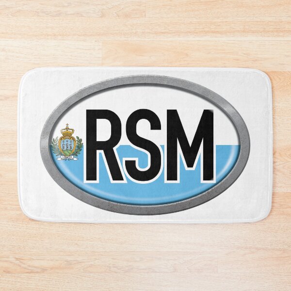 Item preview, San Marino International Vehicle Code Metal Plate designed and sold by travelwitheric.