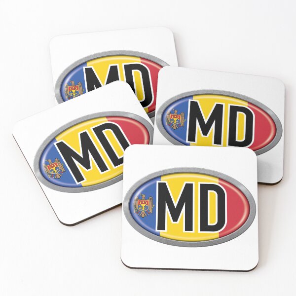 Item preview, Moldova International Vehicle Code Metal Plate designed and sold by travelwitheric.
