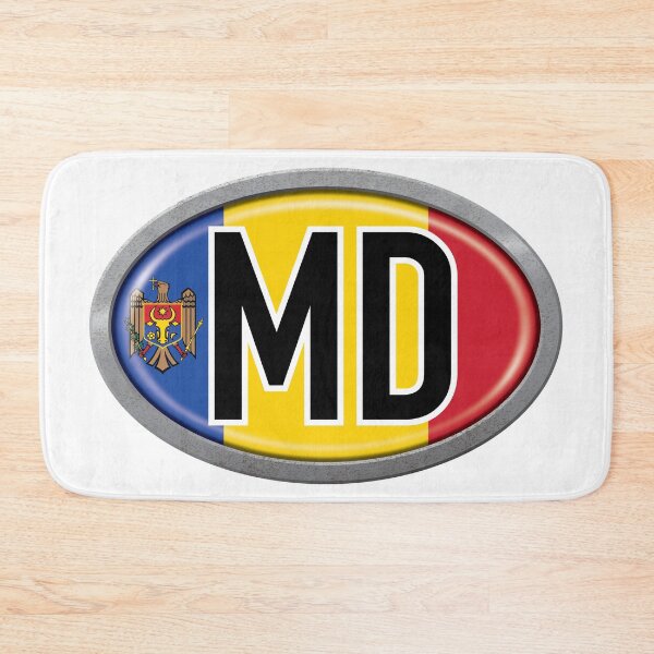 Item preview, Moldova International Vehicle Code Metal Plate designed and sold by travelwitheric.