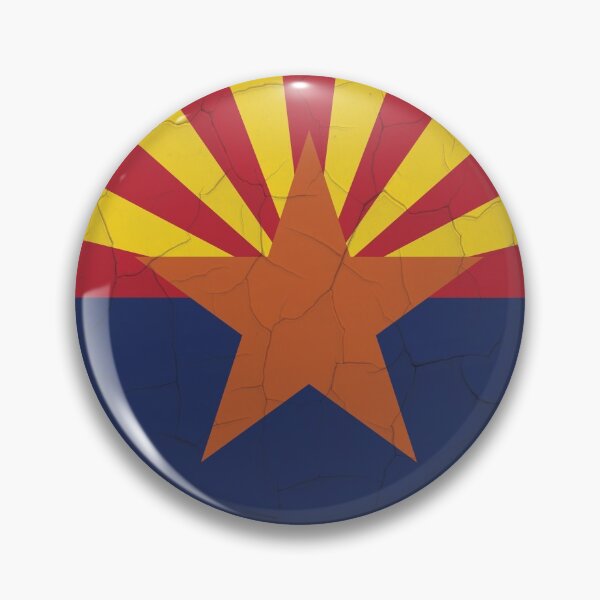 Item preview, Arizona Flag Grunge Wall designed and sold by TRowanDesign.