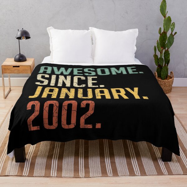 Item preview, Awesome Since January 2002 19th Birthday Gift 19 Years Old Vintage January 2002 designed and sold by Takatv.