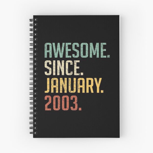 Item preview, Awesome Since January 2003 18th Birthday Gift 18 Years Old Vintage January 2003 designed and sold by Takatv.