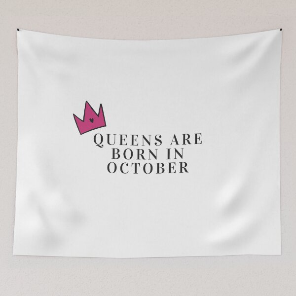 Item preview, Queens are born in October with birthstone crown designed and sold by travelnerd.