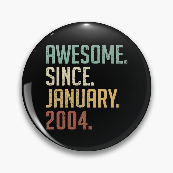 Item preview, Awesome Since January 2004 17th Birthday Gift 17 Years Old Vintage January 2004 designed and sold by Takatv.