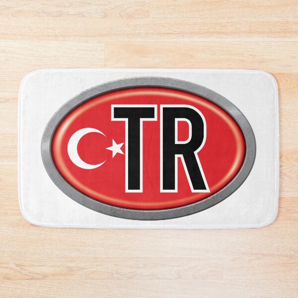 Item preview, Türkiye International Vehicle Code Metal Plate designed and sold by travelwitheric.