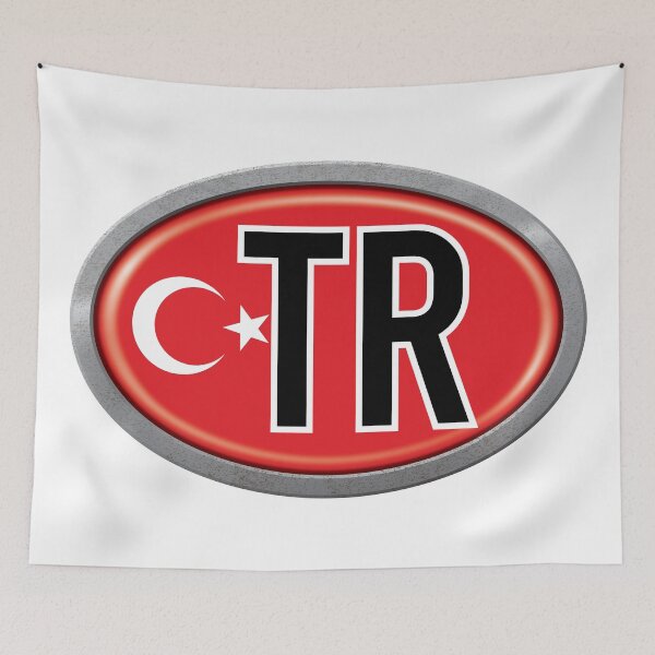 Item preview, Türkiye International Vehicle Code Metal Plate designed and sold by travelwitheric.