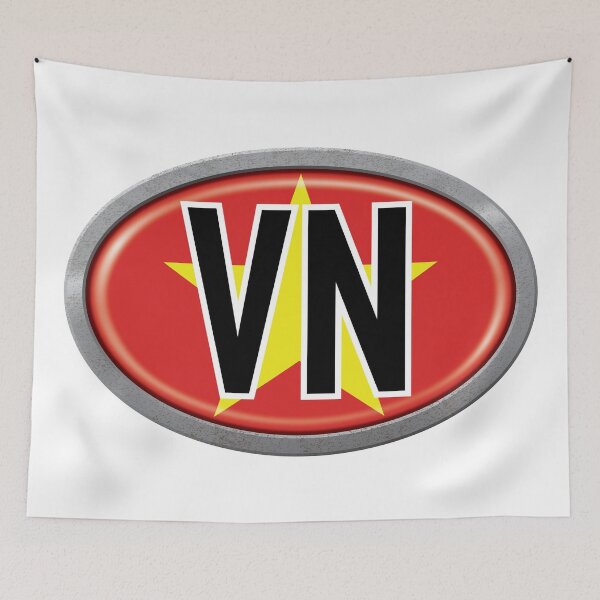 Item preview, Vietnam International Vehicle Code Metal Plate designed and sold by travelwitheric.