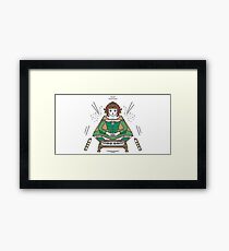 Sushi and scrolls Framed Print